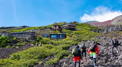 富士山の山小屋