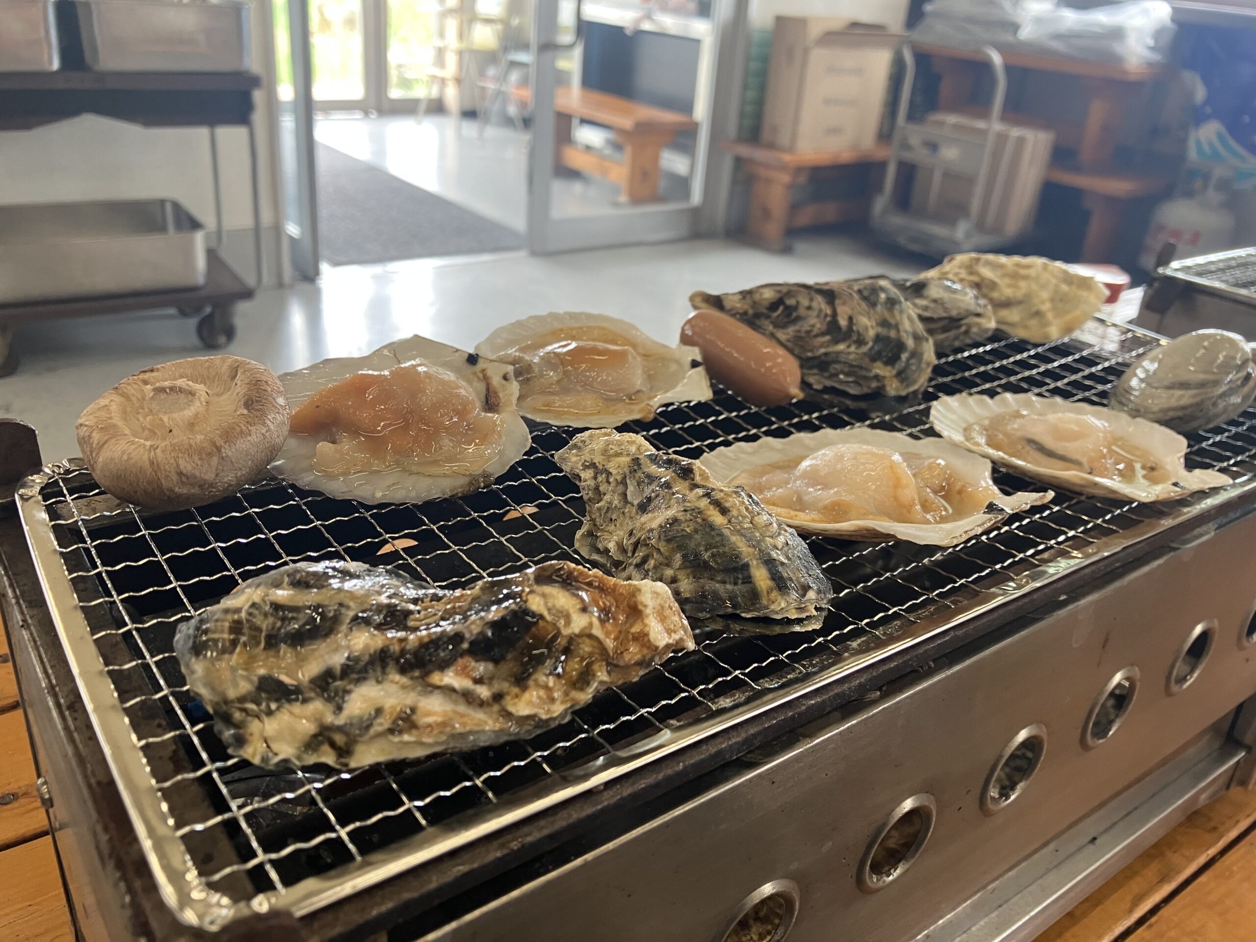 添乗員日記　浜焼き