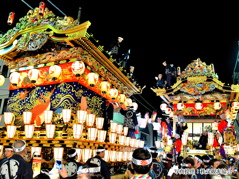 山車の擦れ違い