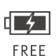充電サービス（無料）のピクトグラム