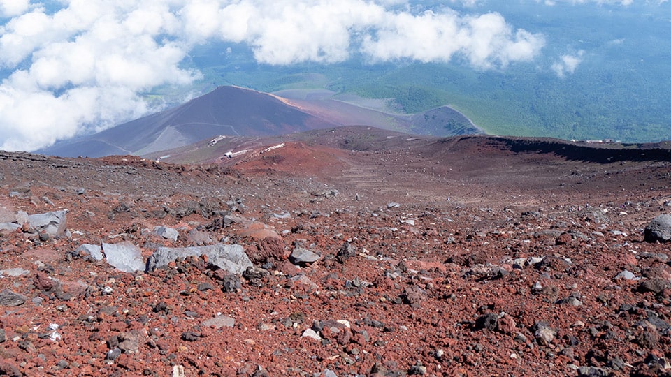 富士山御殿場ルートのハードな道のり