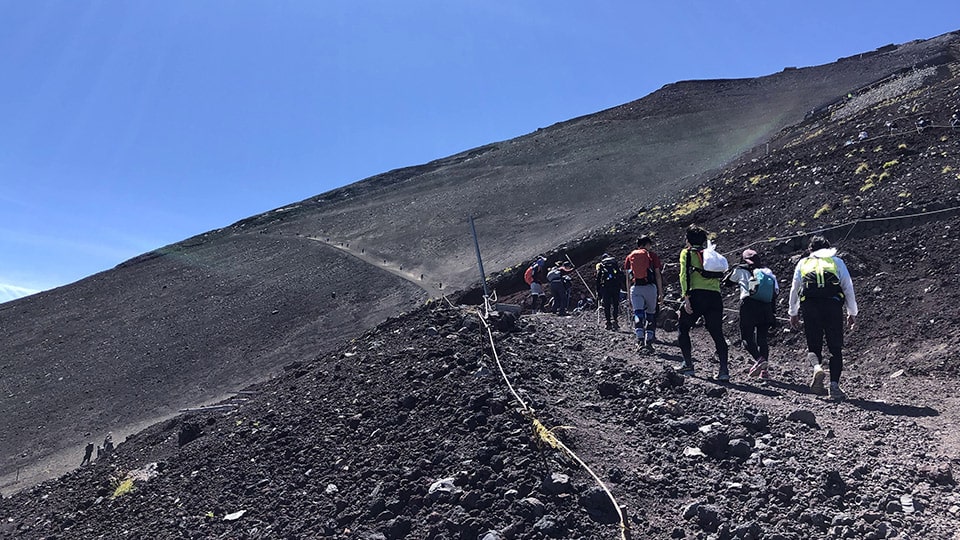 初心者向けの富士山吉田ルート
