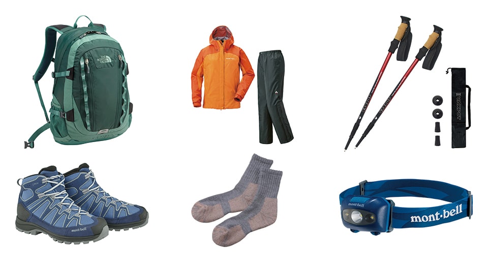 登山にあると便利な道具の一覧
