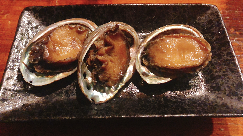 伊豆大島のグルメトコブシ