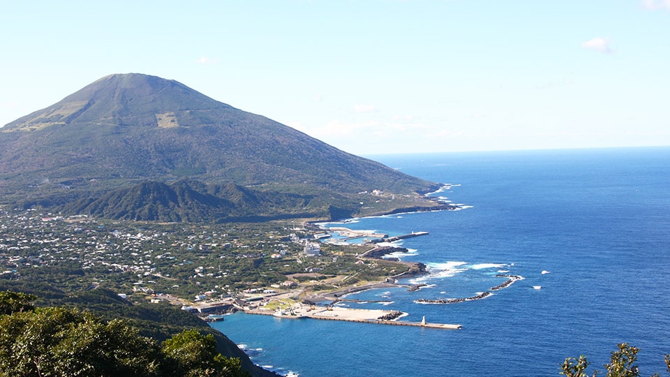 八丈島の登龍峠の写真