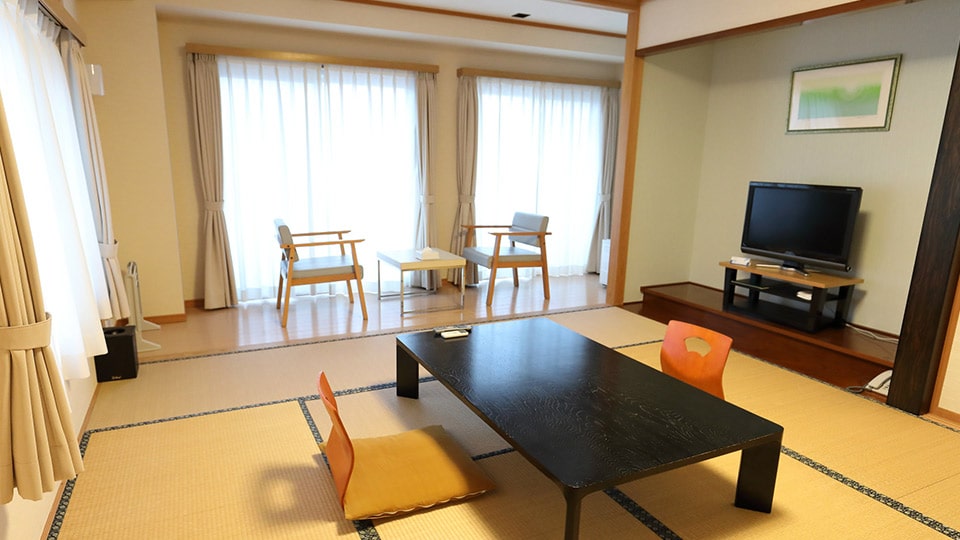 神津島のホテル神津館の部屋