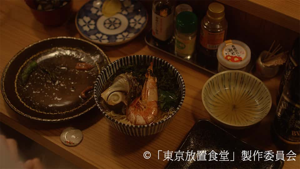 東京放置食堂の島海苔のラーメン