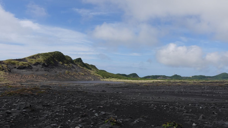 伊豆大島の裏砂漠