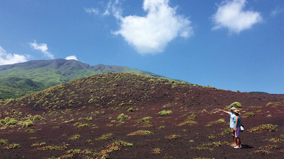 三宅島の火山体験遊歩道