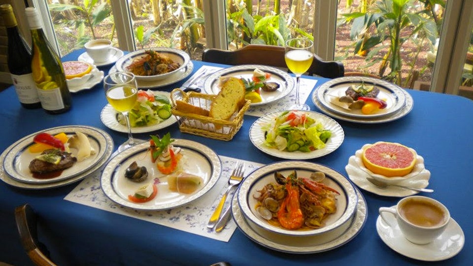 ラ・メールSHIKINEの夕食