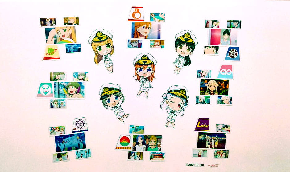 さるびあ丸 ラブライブ コラボ船内装飾の一例