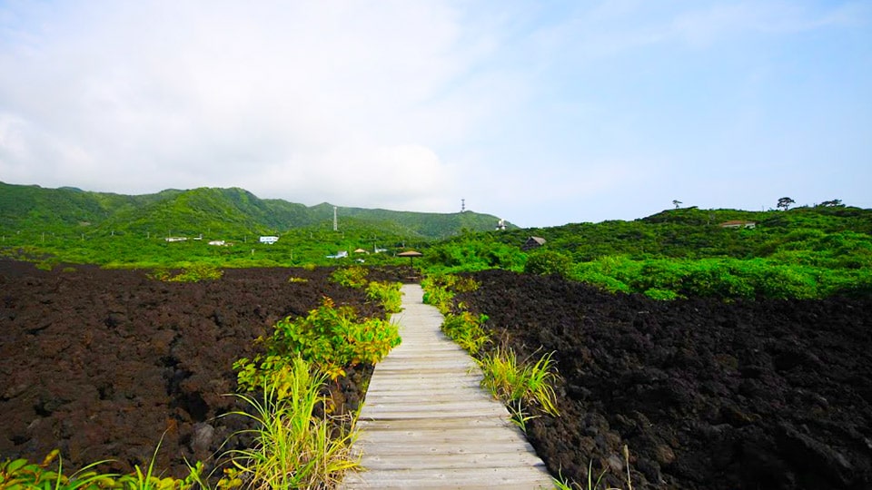 三宅島の火山体験遊歩道