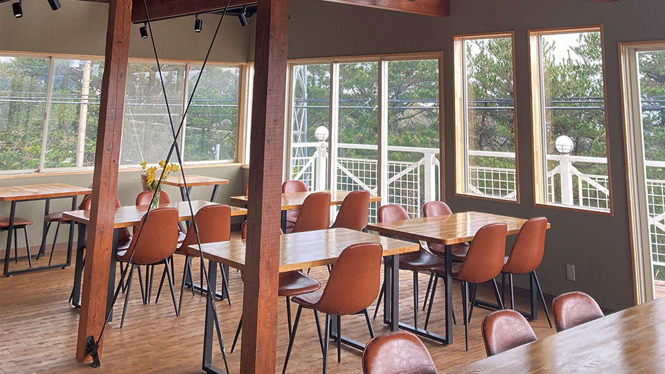 伊豆大島のホテルカイラニのレストラン