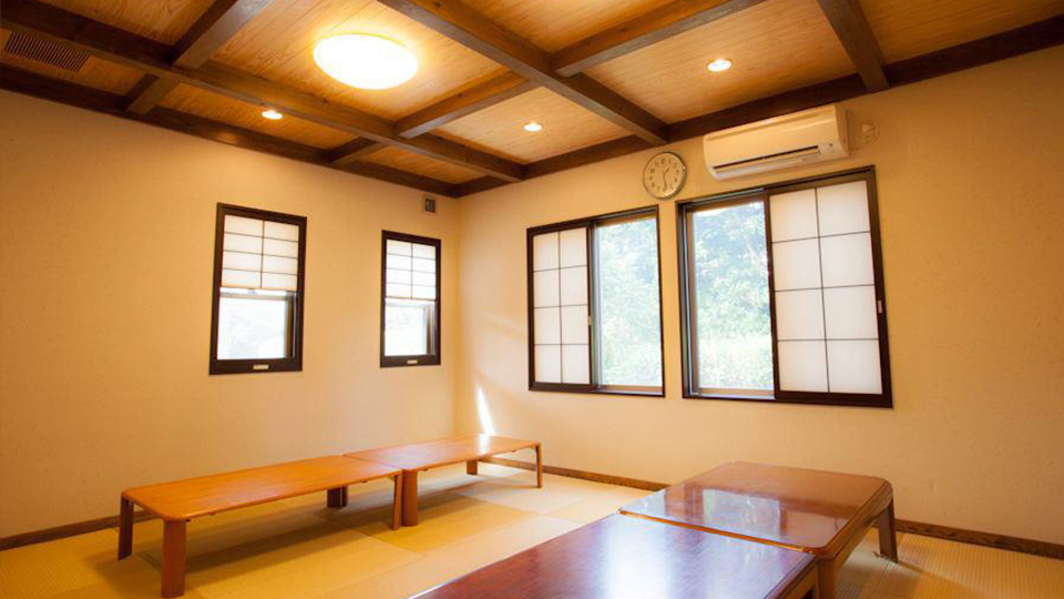 利島民宿 寺田屋の食堂
