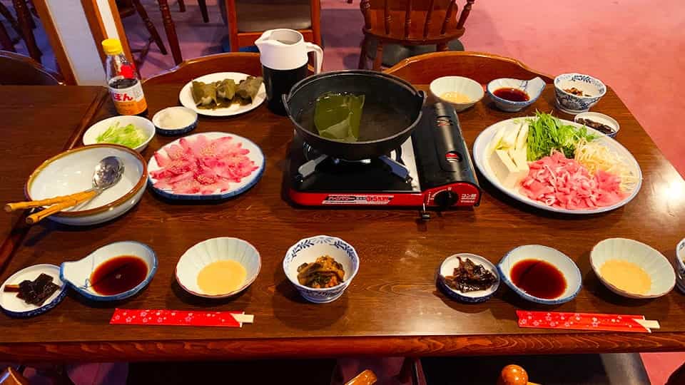 八丈島ペンションビーチタイムの食事