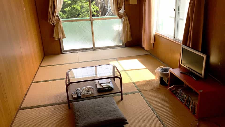 八丈島船見荘の客室