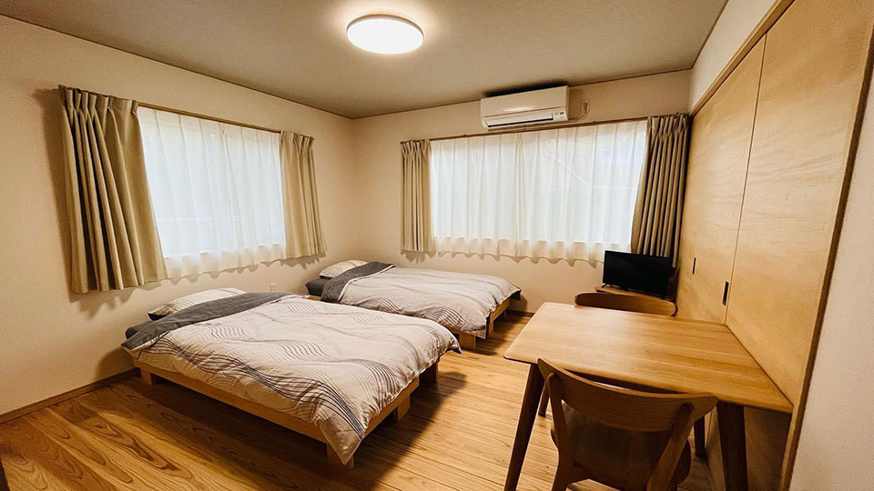 式根島ぬくもりの宿 亀吉大家のツインルーム