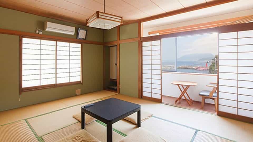 式根島菊水旅館の客室