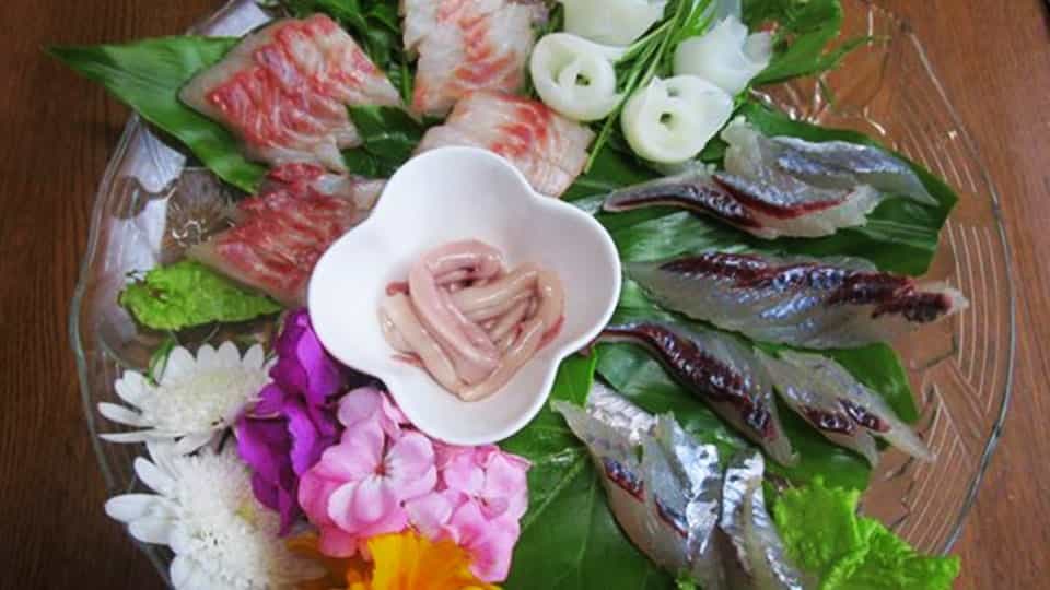 三宅島民宿みなとの食事