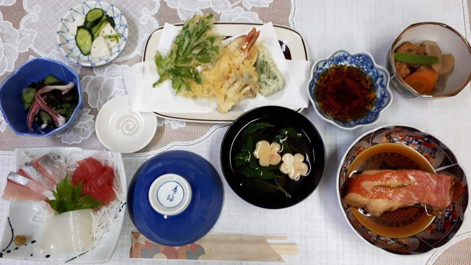 神津島民宿 鈴久の食事