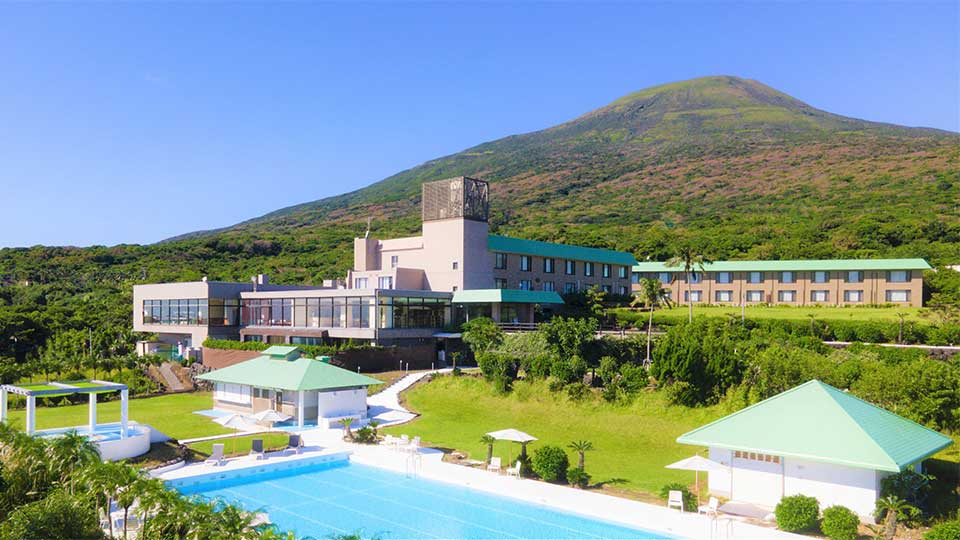 八丈島八丈ビューホテルの外観