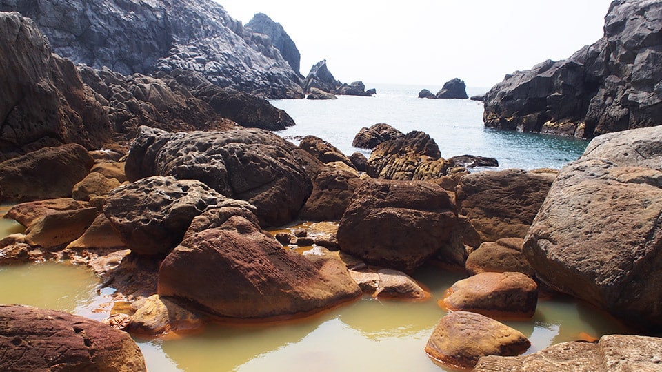 式根島のツアー詳細の地蛇温泉