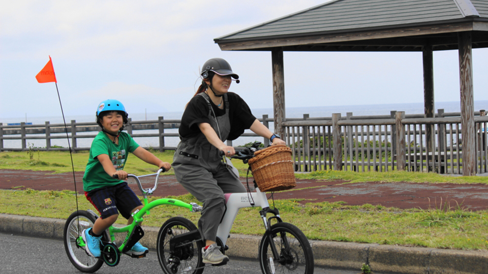 伊豆大島のサイクリングジオツアーの画像