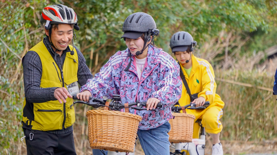 伊豆大島のサイクリングジオツアーの画像