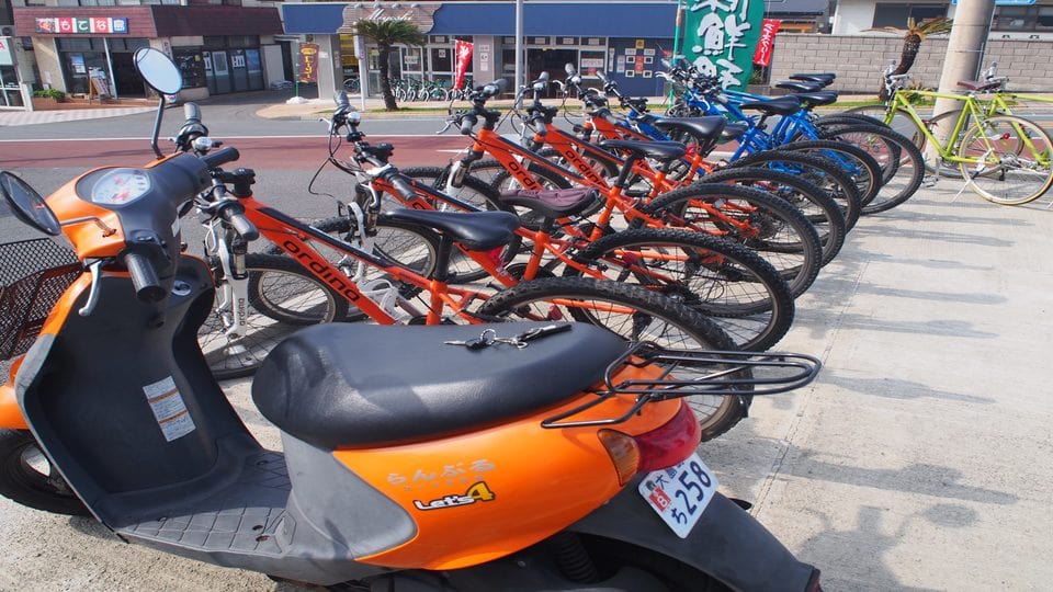 伊豆大島のレンタルサイクル・レンタルバイクの画像