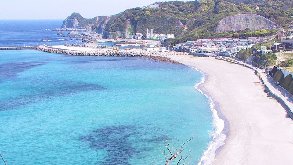神津島の前浜海岸
