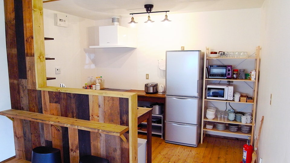 神津島・ゲストハウスしゆうごろうの室内