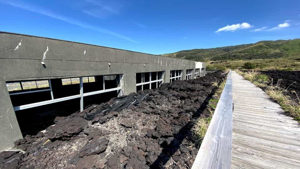 三宅島の火山体験遊歩道