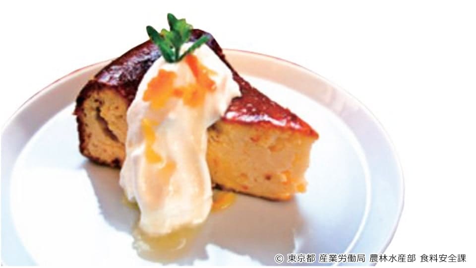 パッションフルーツチーズケーキ