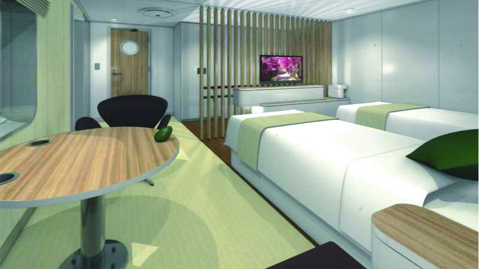 あぜりあの1等室