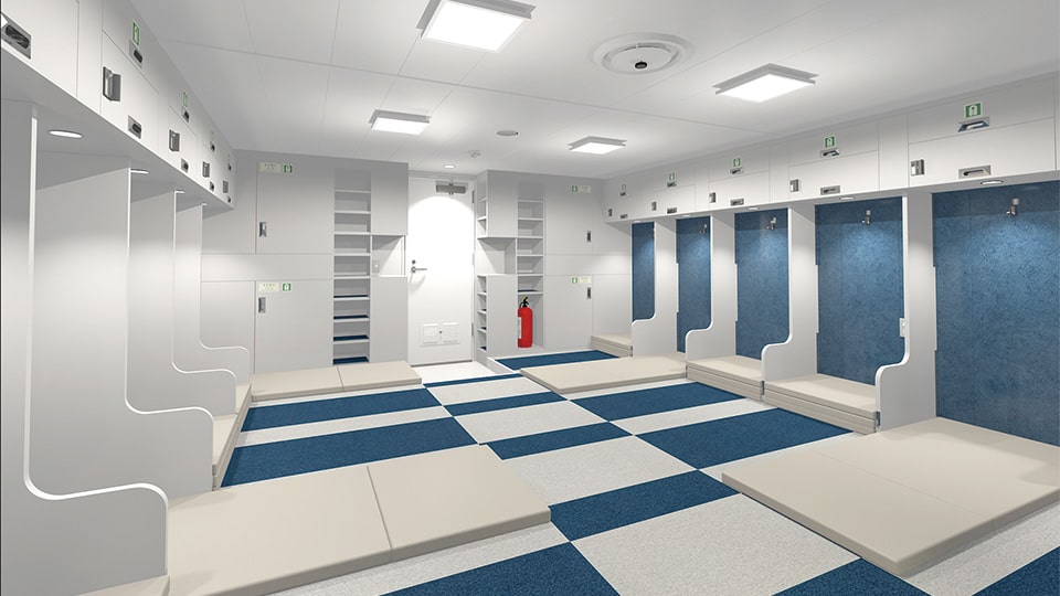 三代目さるびあ丸の1等室