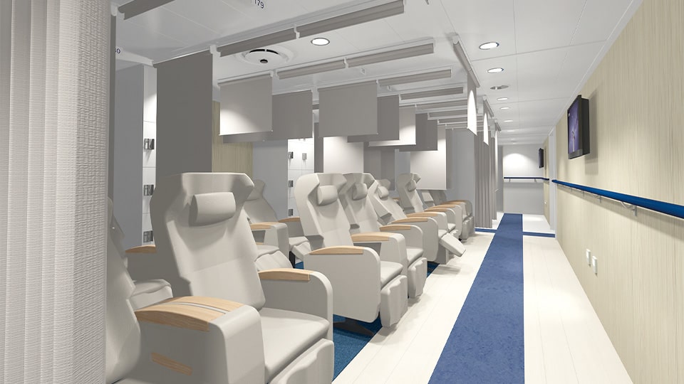 三代目さるびあ丸の2等椅子席