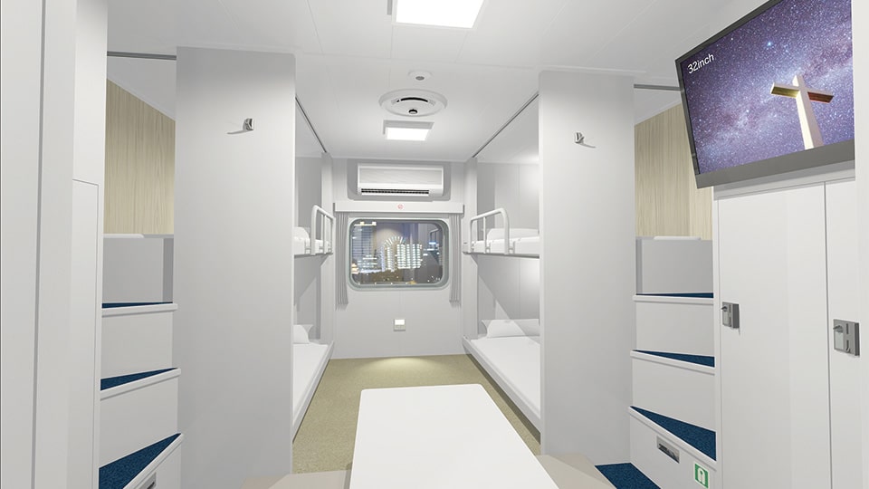 三代目さるびあ丸の特1等室