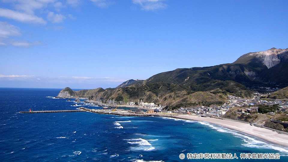 神津島のありま展望台/ジュリアの十字架