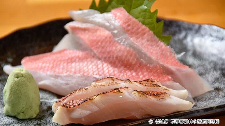 金目鯛の刺身