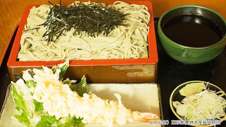 天ざるうどん、そば