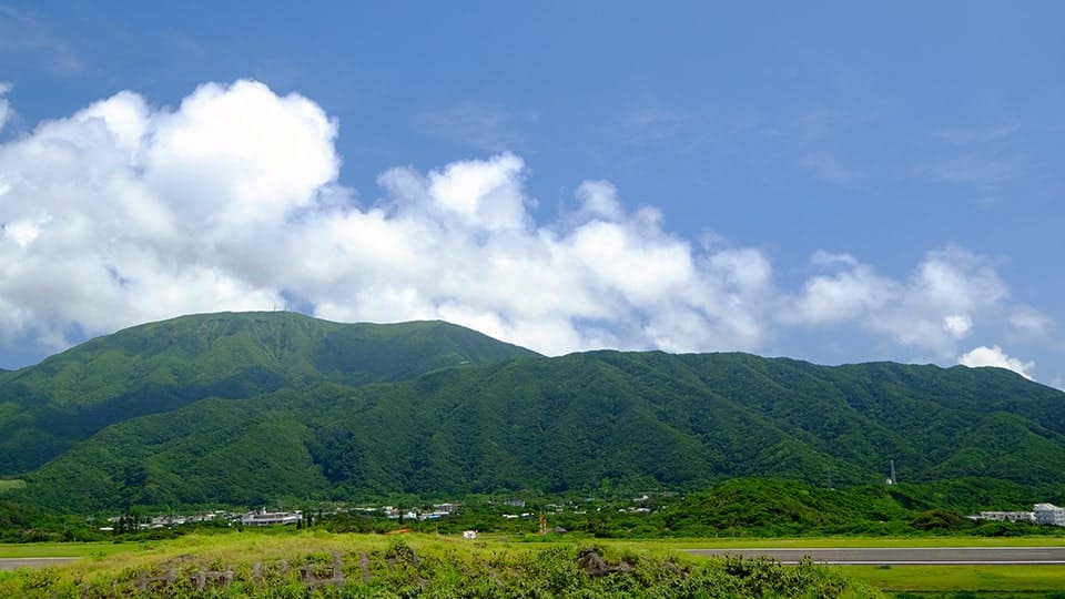 八丈島の三原山