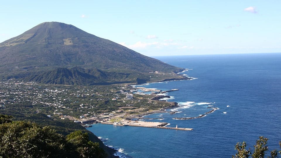 八丈島の登龍峠展望台
