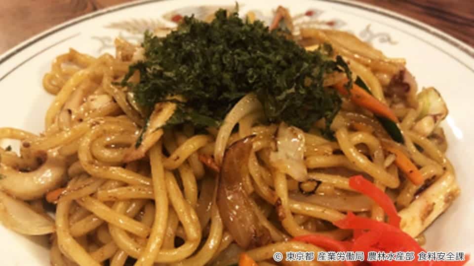 赤いか塩焼きそば