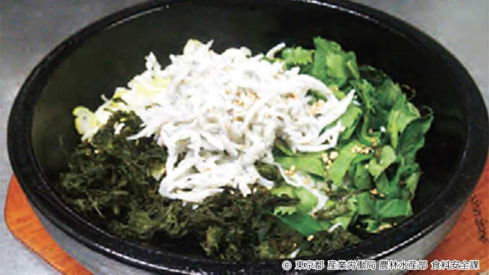 しらすとノリの石焼きごはん