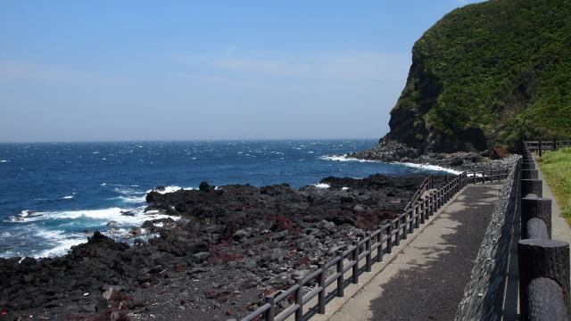 伊豆大島の海