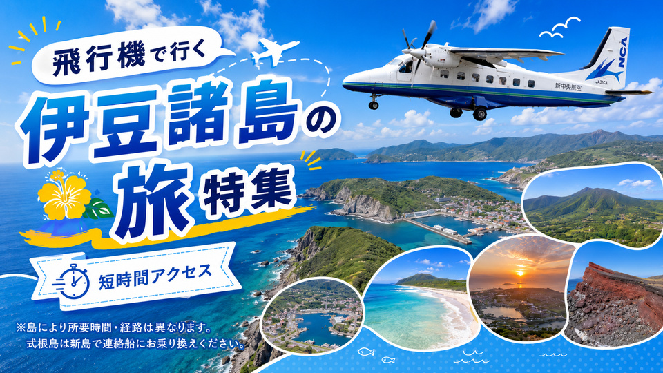 伊豆諸島　飛行機特集