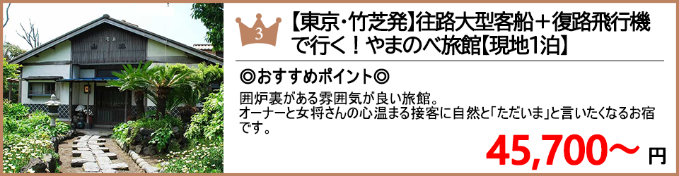 三宅島ツアー 三宅島旅行 ランキング3位 やまのべ旅館