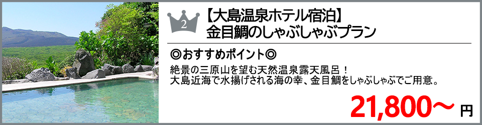 伊豆大島ツアー 伊豆大島旅行 ランキング2位 大島温泉ホテル